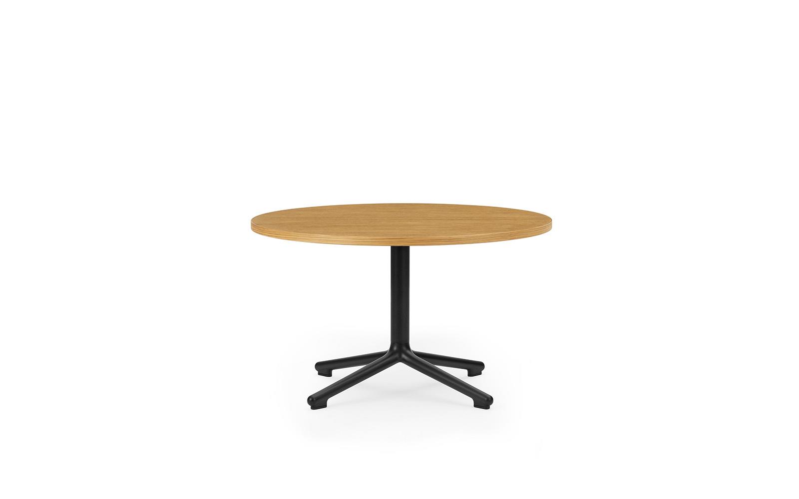 Lunar Table H40 cm Alu/Wood