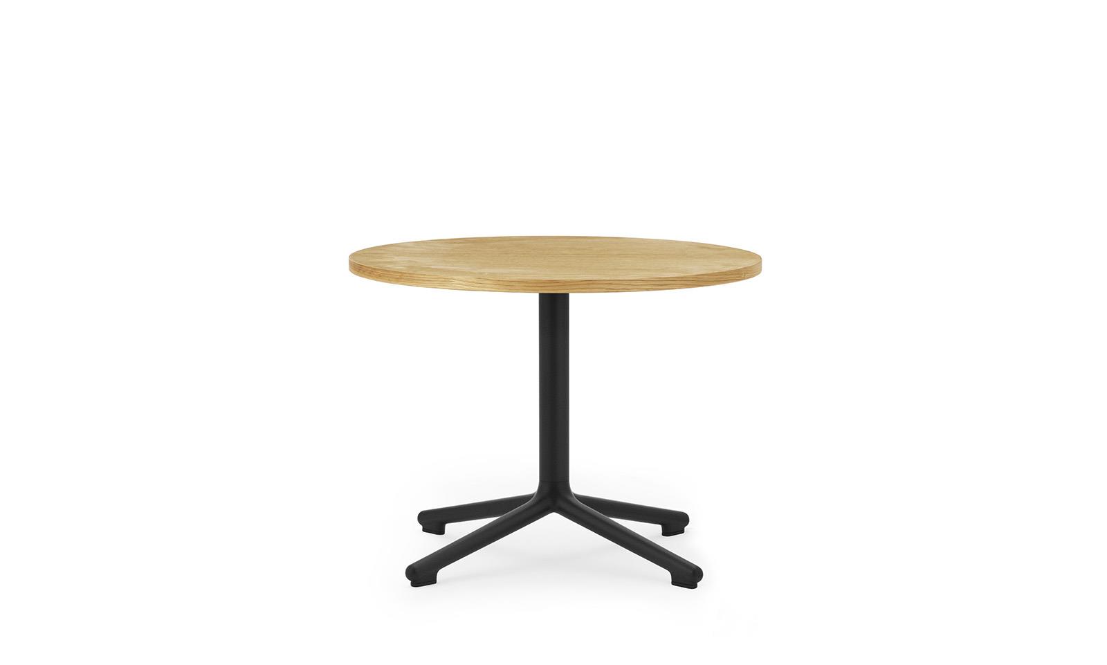 Lunar Table H45 cm Alu/Wood