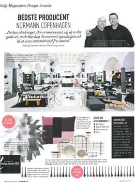 Normann Copenhagen. Bolig Magasinet