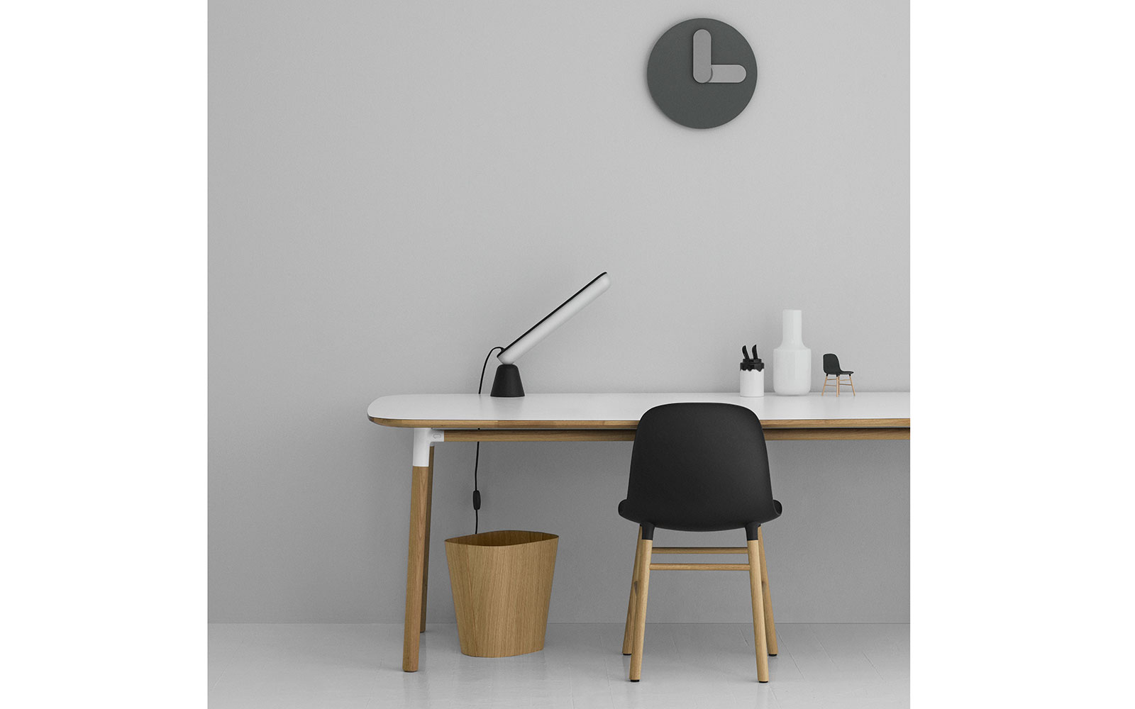 Bold Wall Clock Petrol News August 2017 Normann Copenhagen