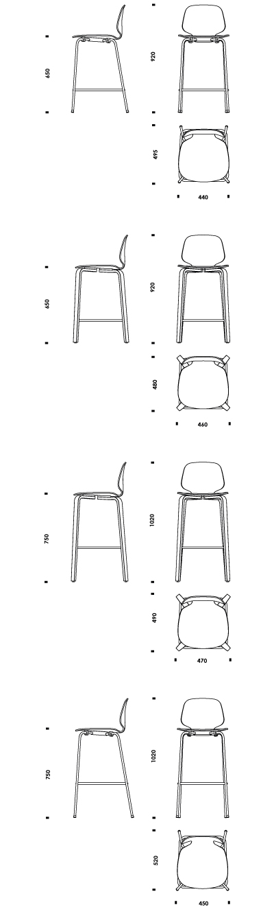  Bar Stool Cad Block  Stools  Item