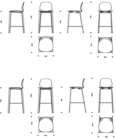  Bar Stool Cad Block  Stools  Item