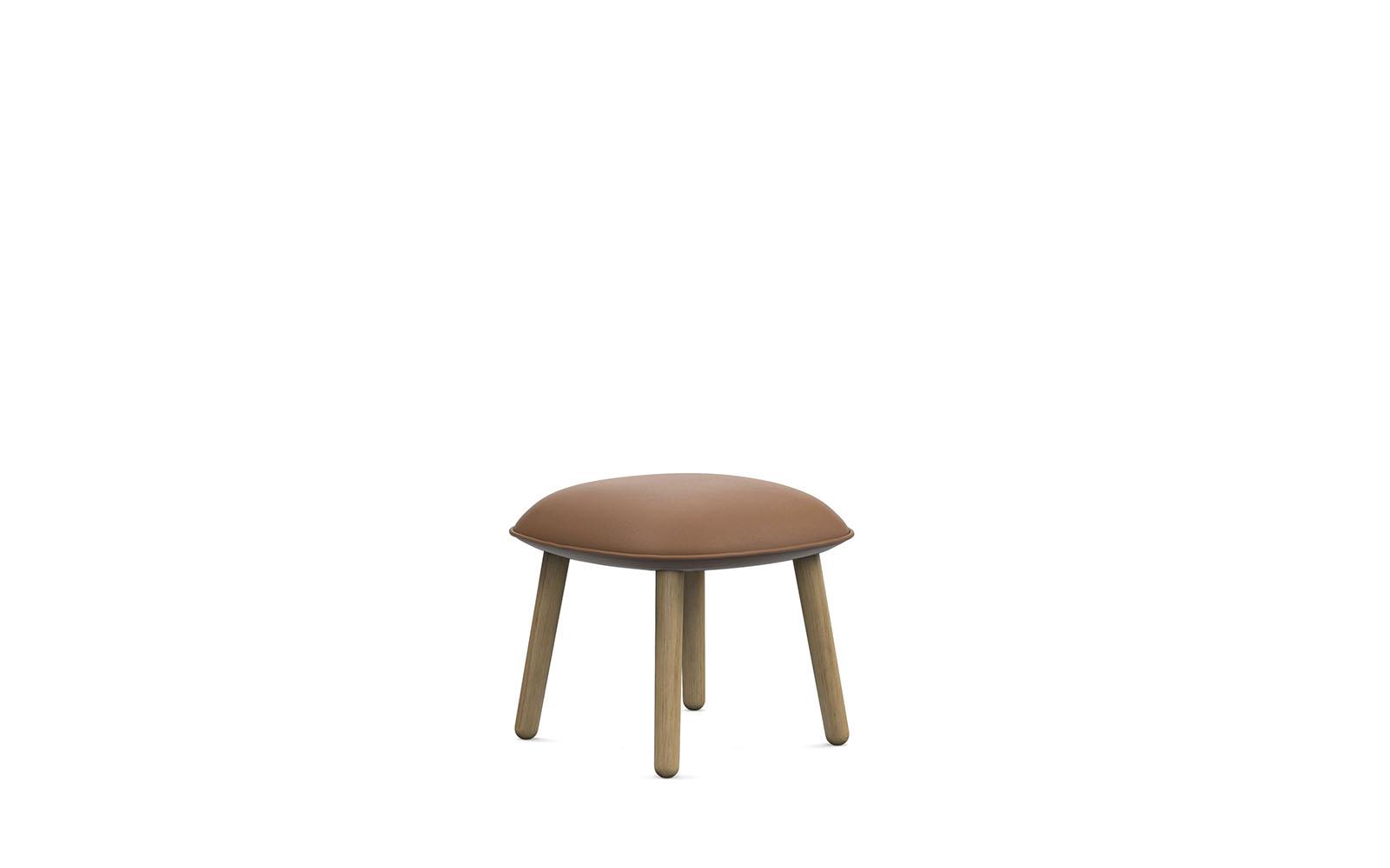 Ace Footstool Upholstery Oak1
