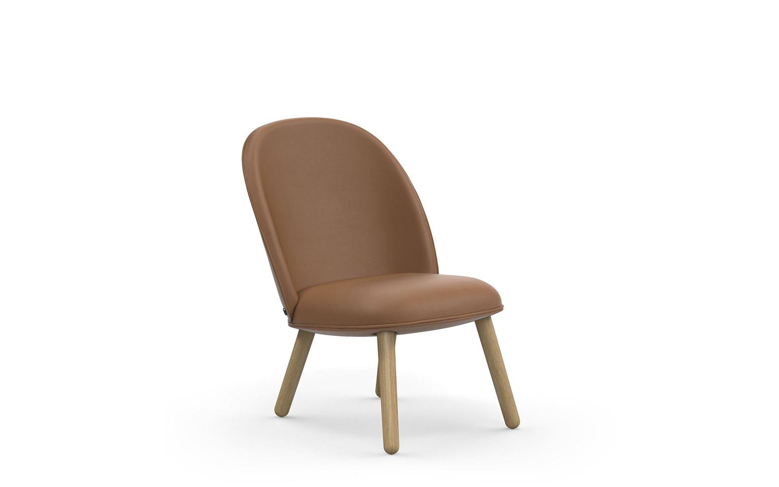 Fauteuil avec appui-tête en chêne ultra Drape - Normann Copenhagen