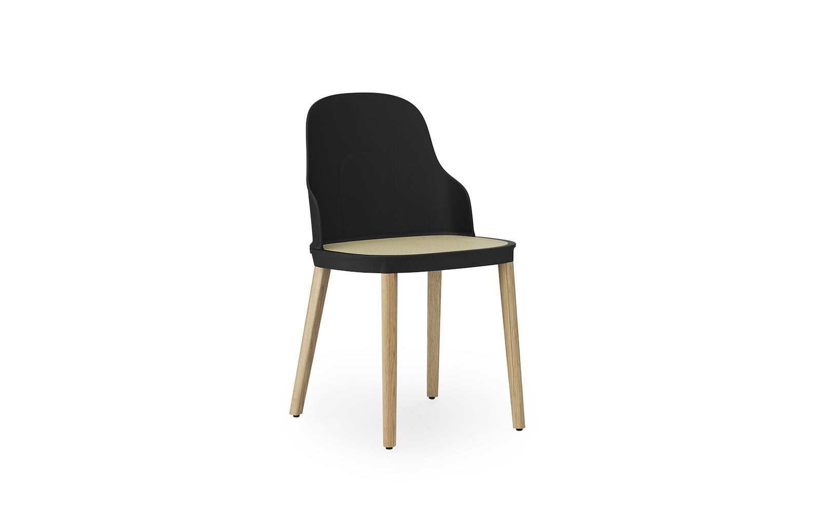 Allez Chair Molded wicker Oak1