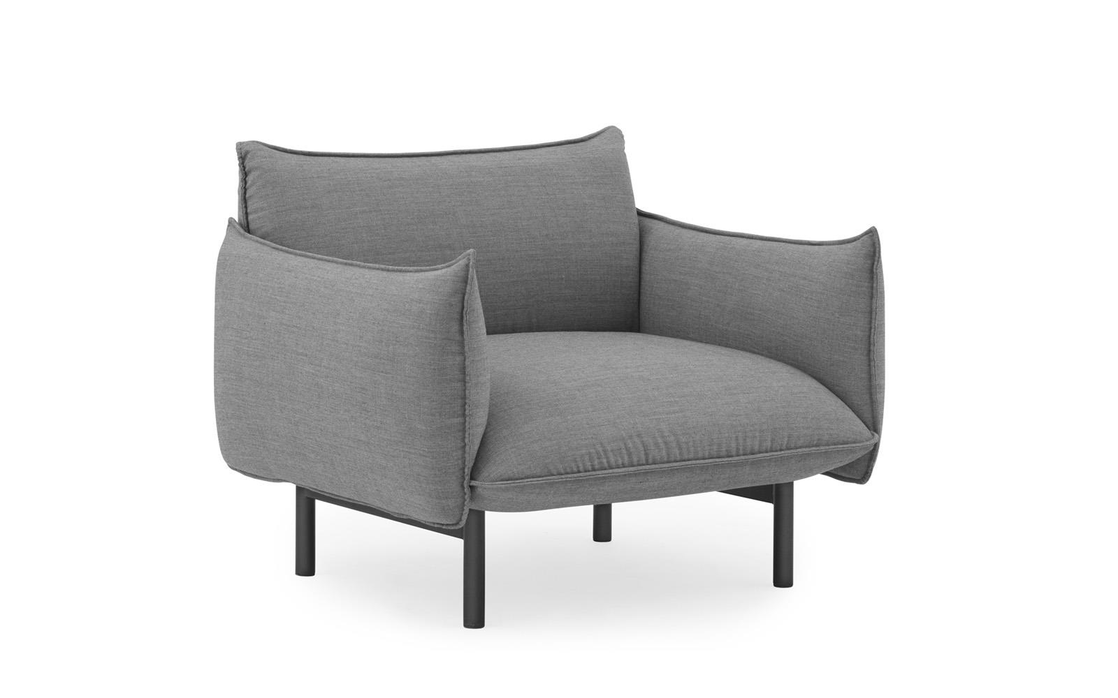 Ark Armchair Black Steel1