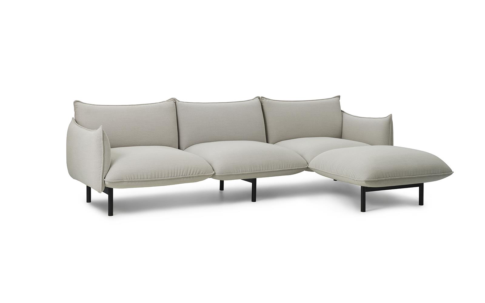 Ark Sofa 3 Seater W Pouf1