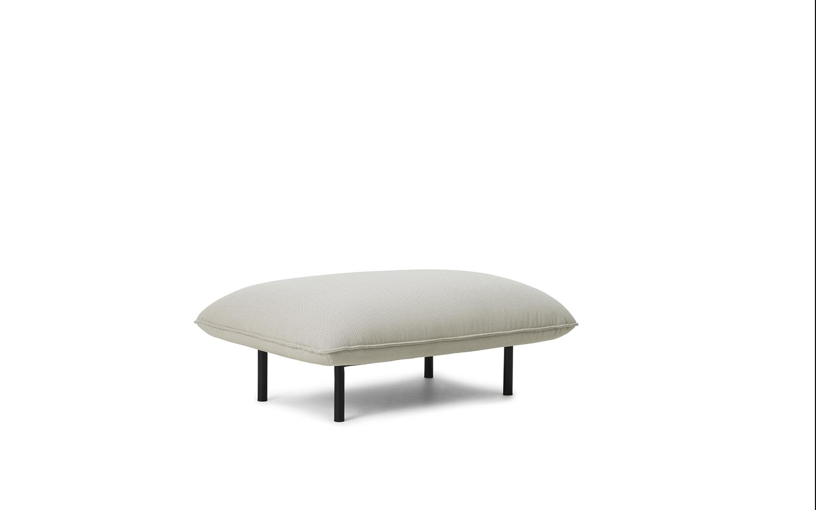 Ark Modular Sofa 700 Pouf  Black Steel1