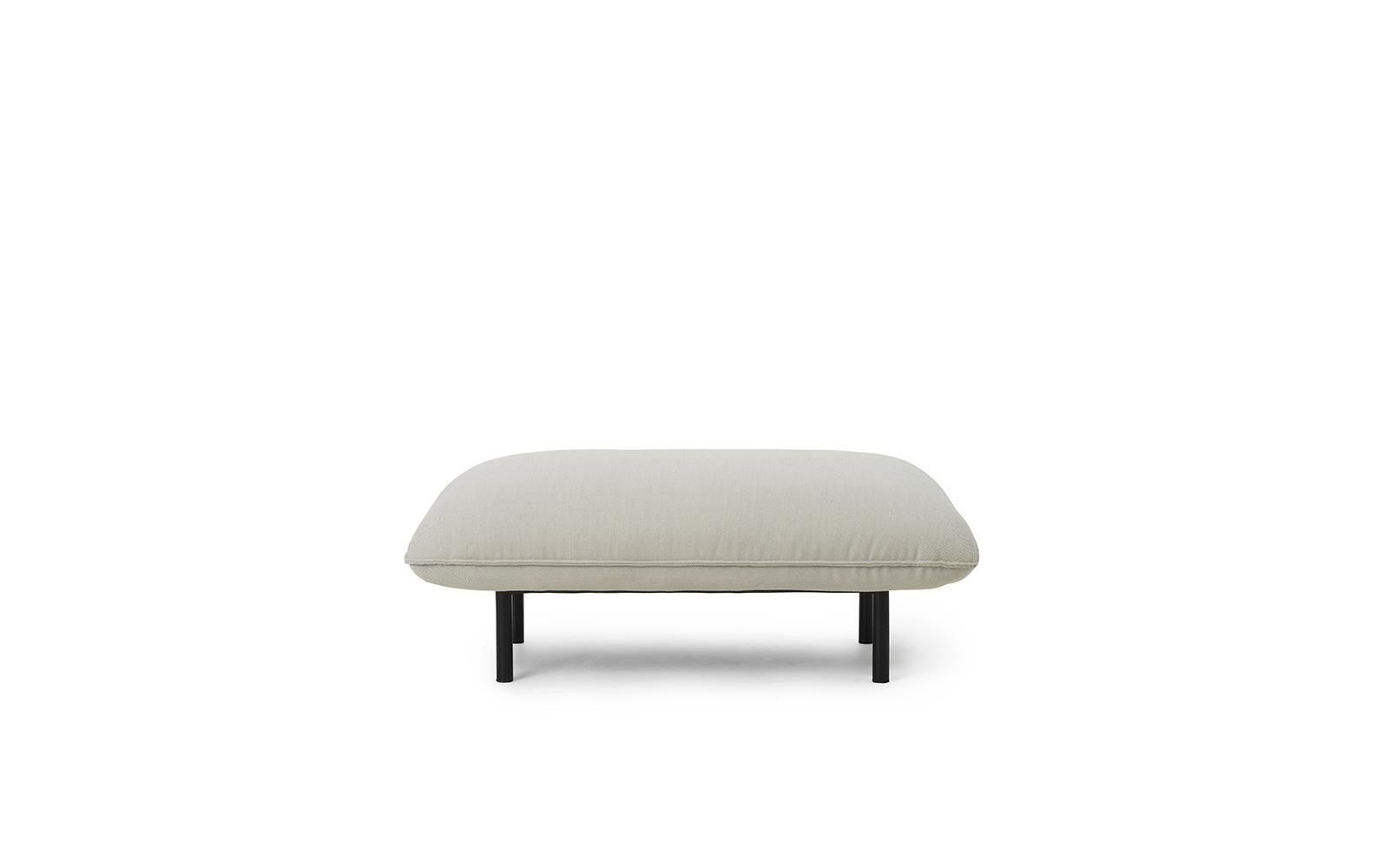 Ark Modular Sofa 700 Pouf  Black Steel2
