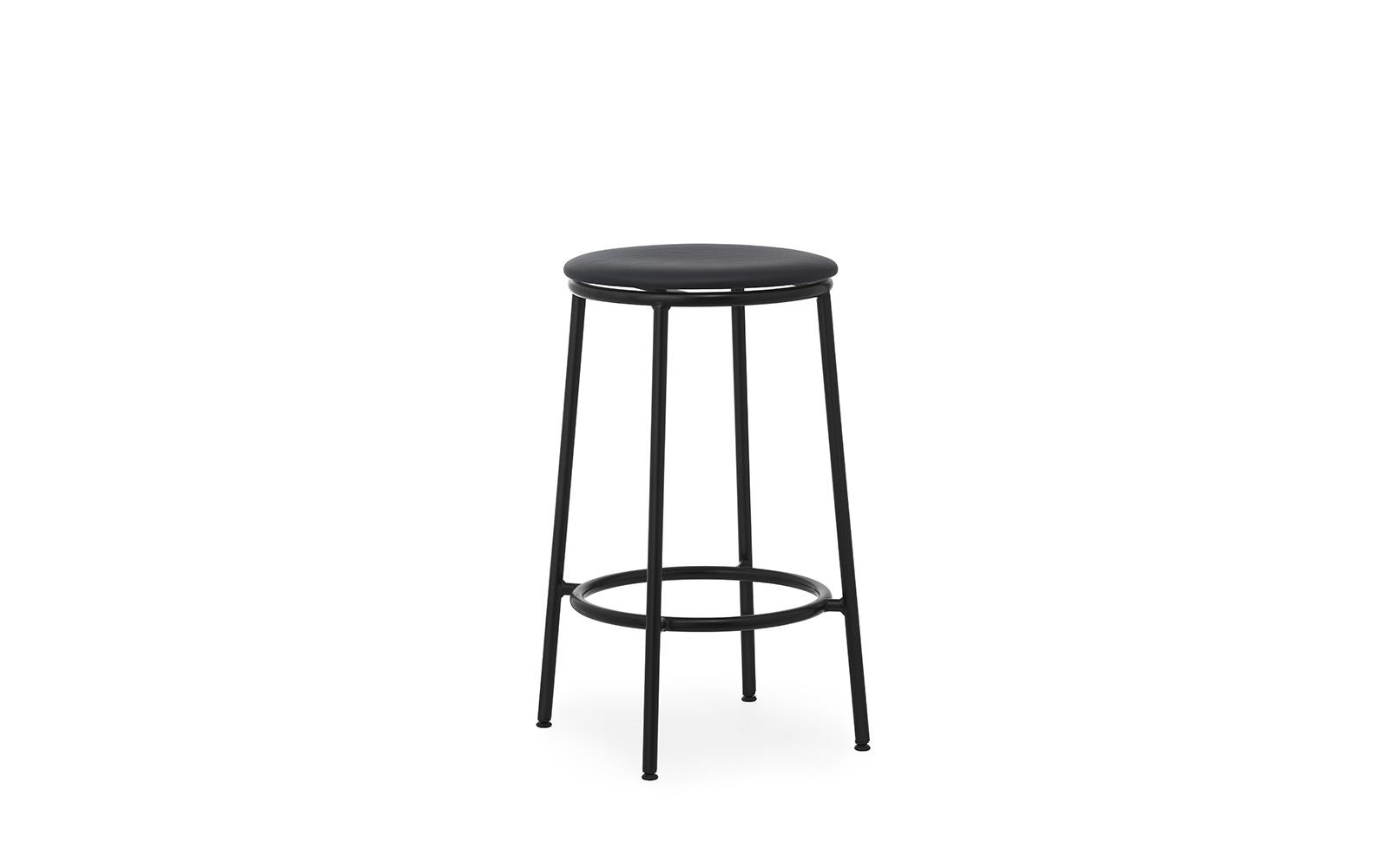 Circa Barstool 65 cm Uph Black Steel1