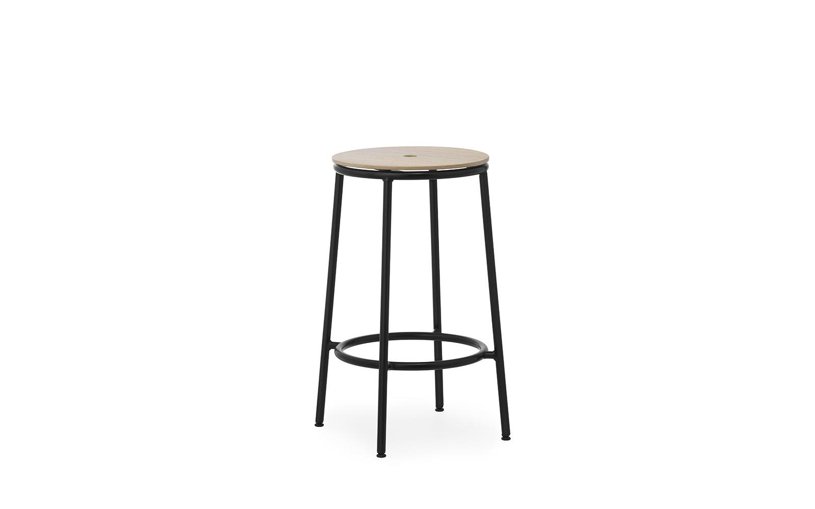 Circa Barstool 65 cm Black Steel1