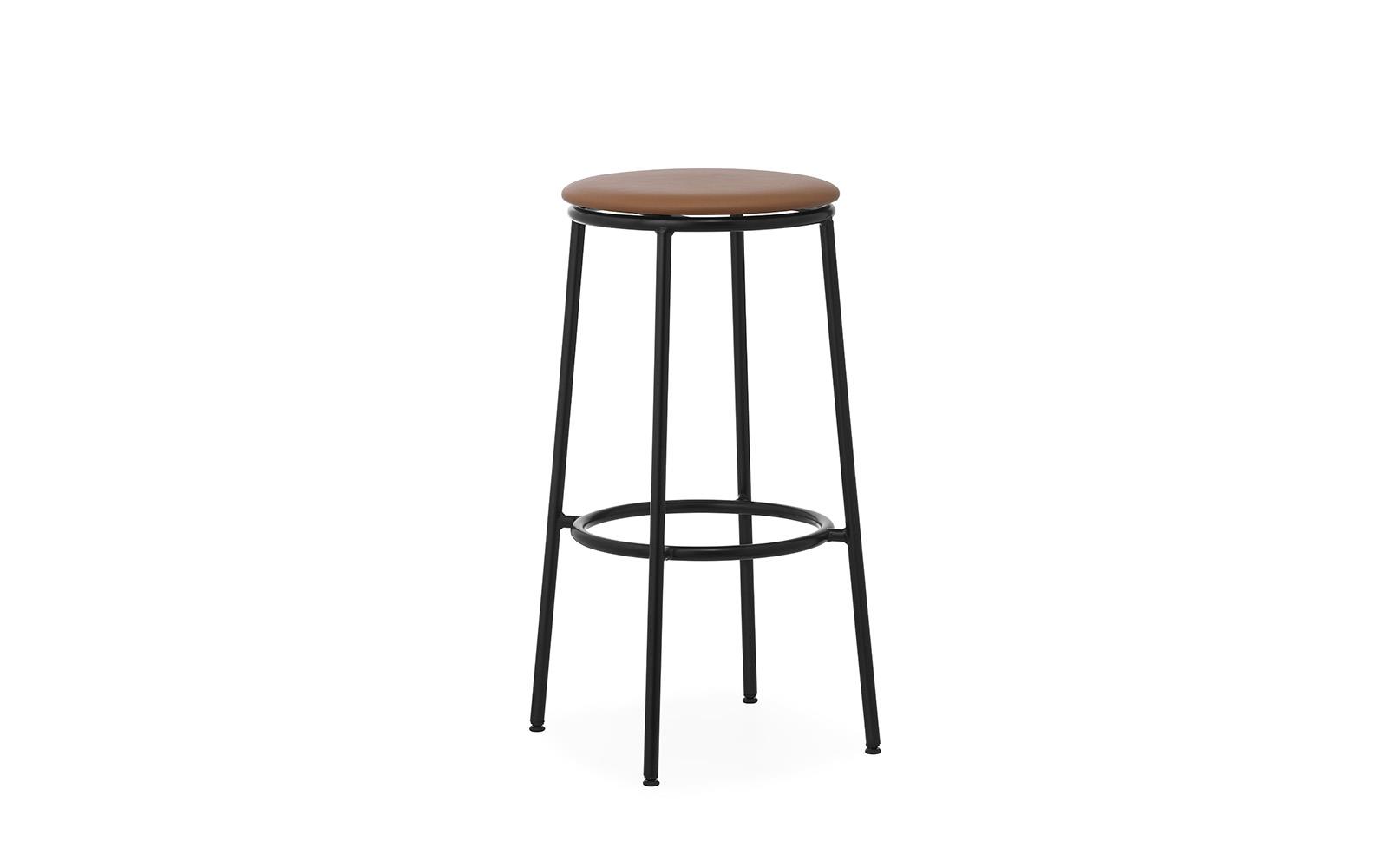 Circa Barstool 75 cm Uph Black Steel1