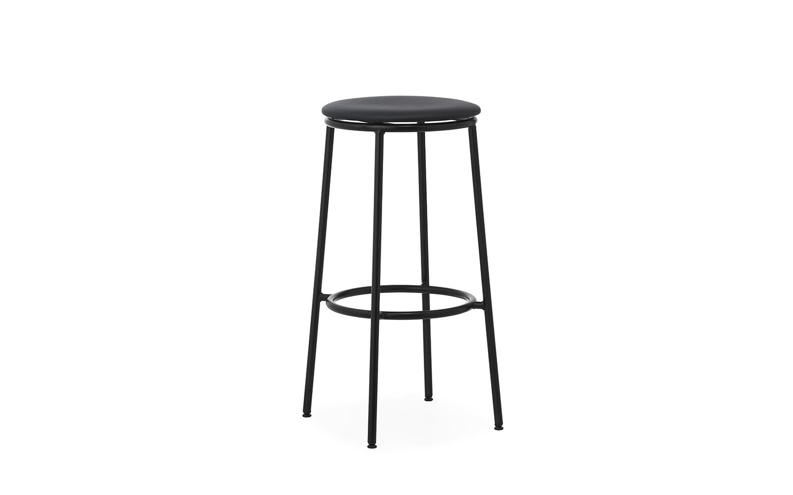 Circa Barstool 75 cm Uph Black Steel1