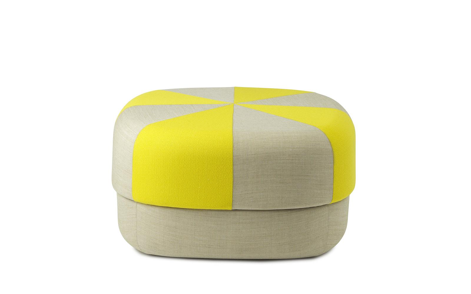 Pouf grande in velluto blu Circus Normann Copenhagen - 66cm