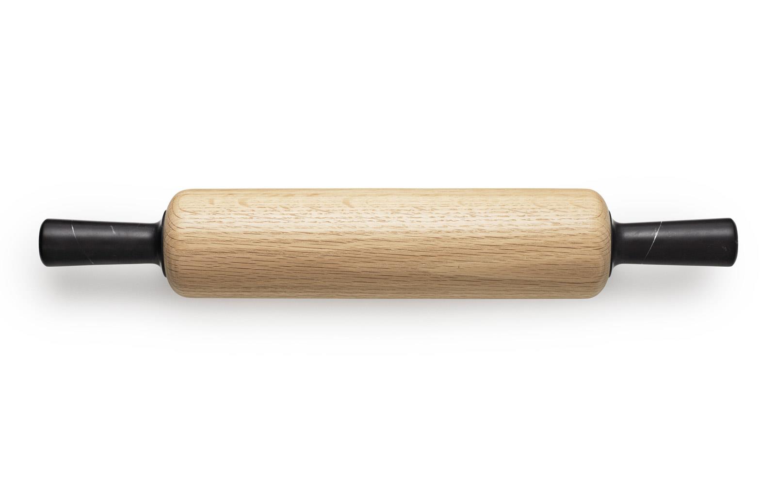 Craft Rolling Pin Black Exclusive Marble Material And Oak Craft Rolling Pin1