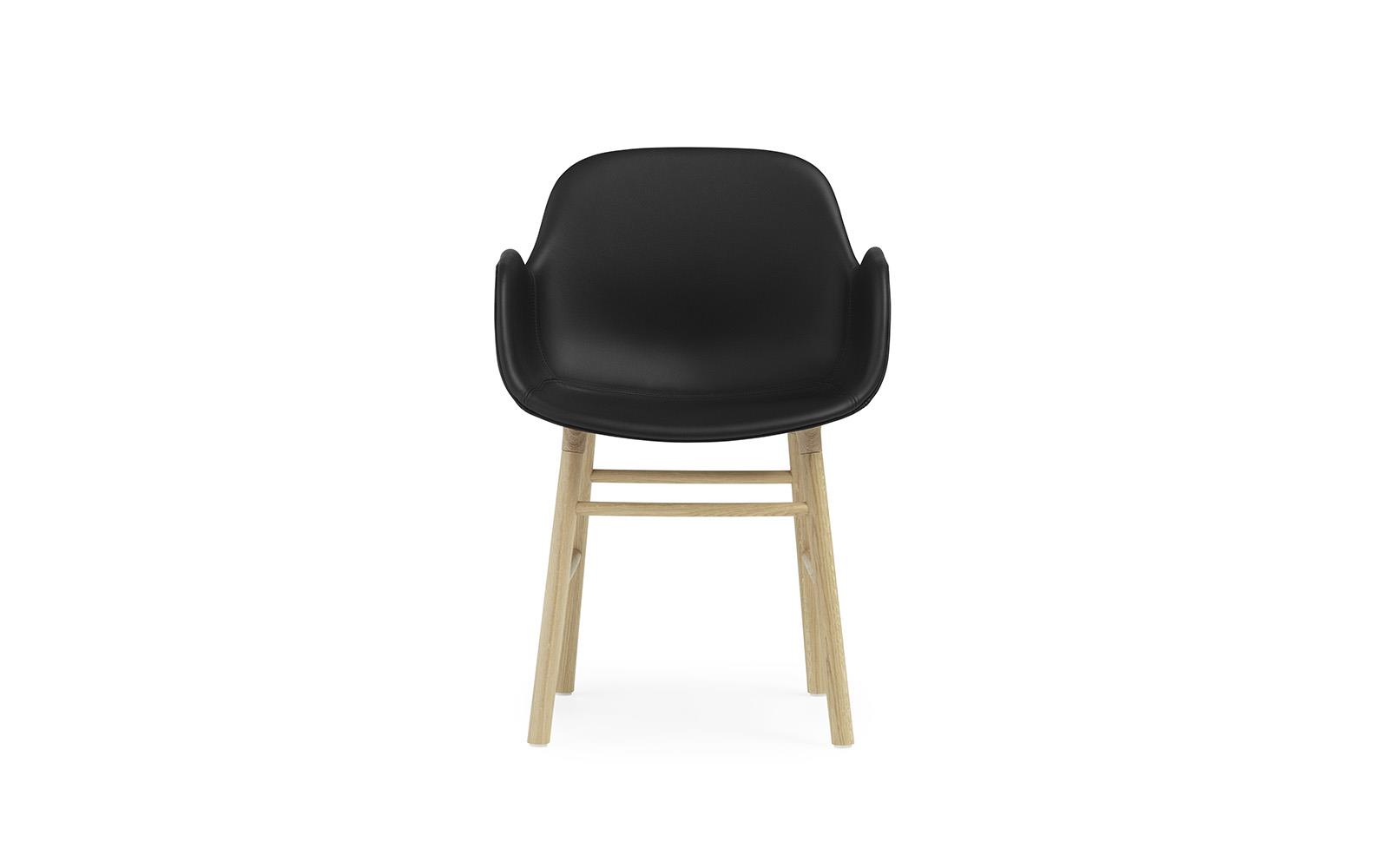 Form Armchair Full Upholstery Oak2