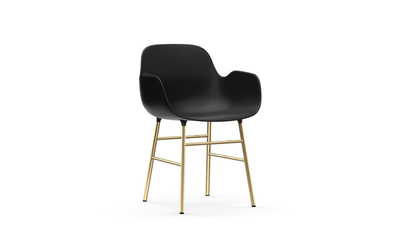 Form Armchair Brass1