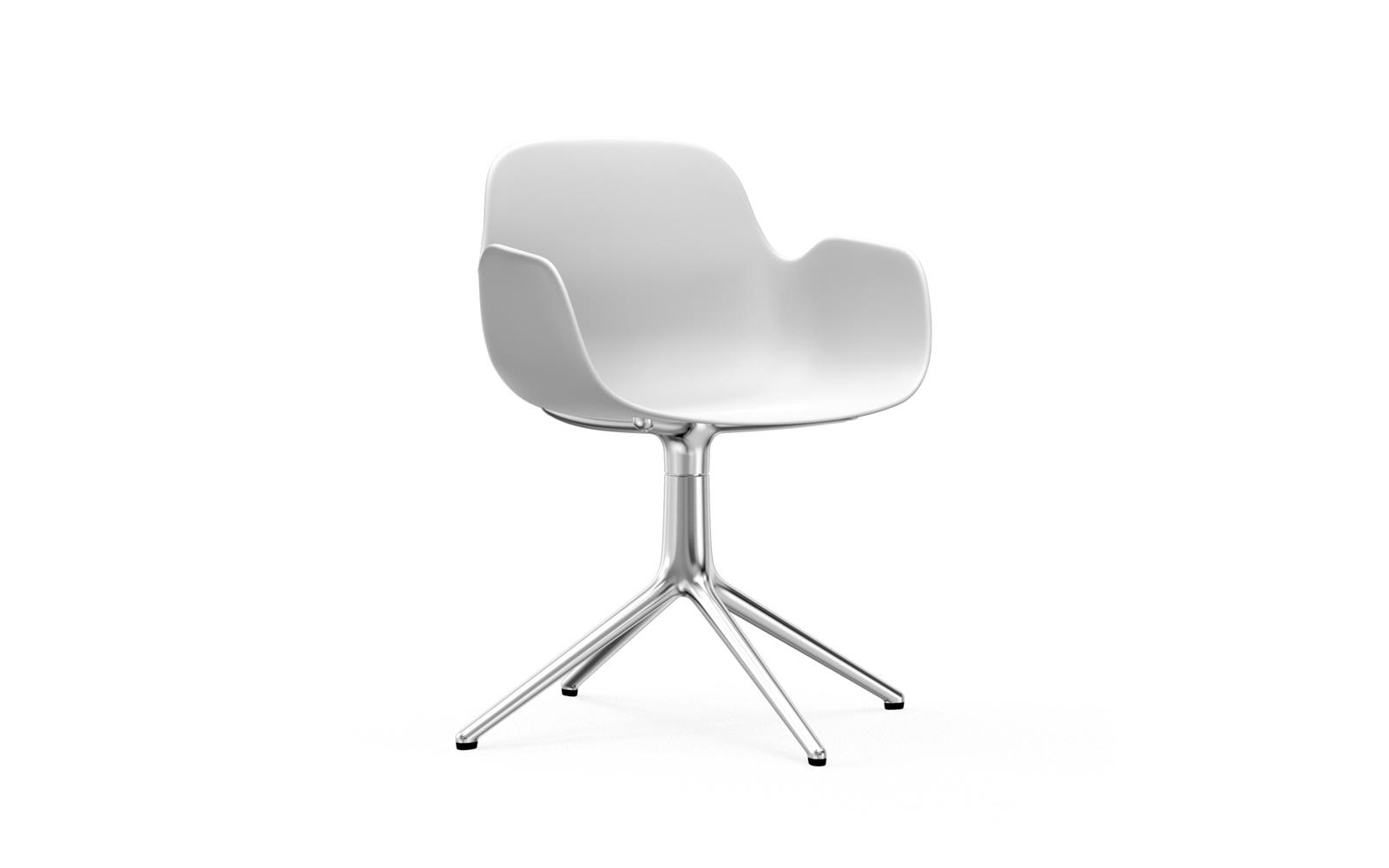 Form Armchair Swivel 4L Alu1