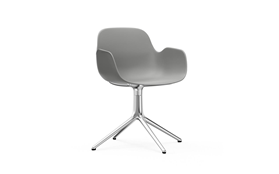 Form Armchair Swivel 4L Alu1