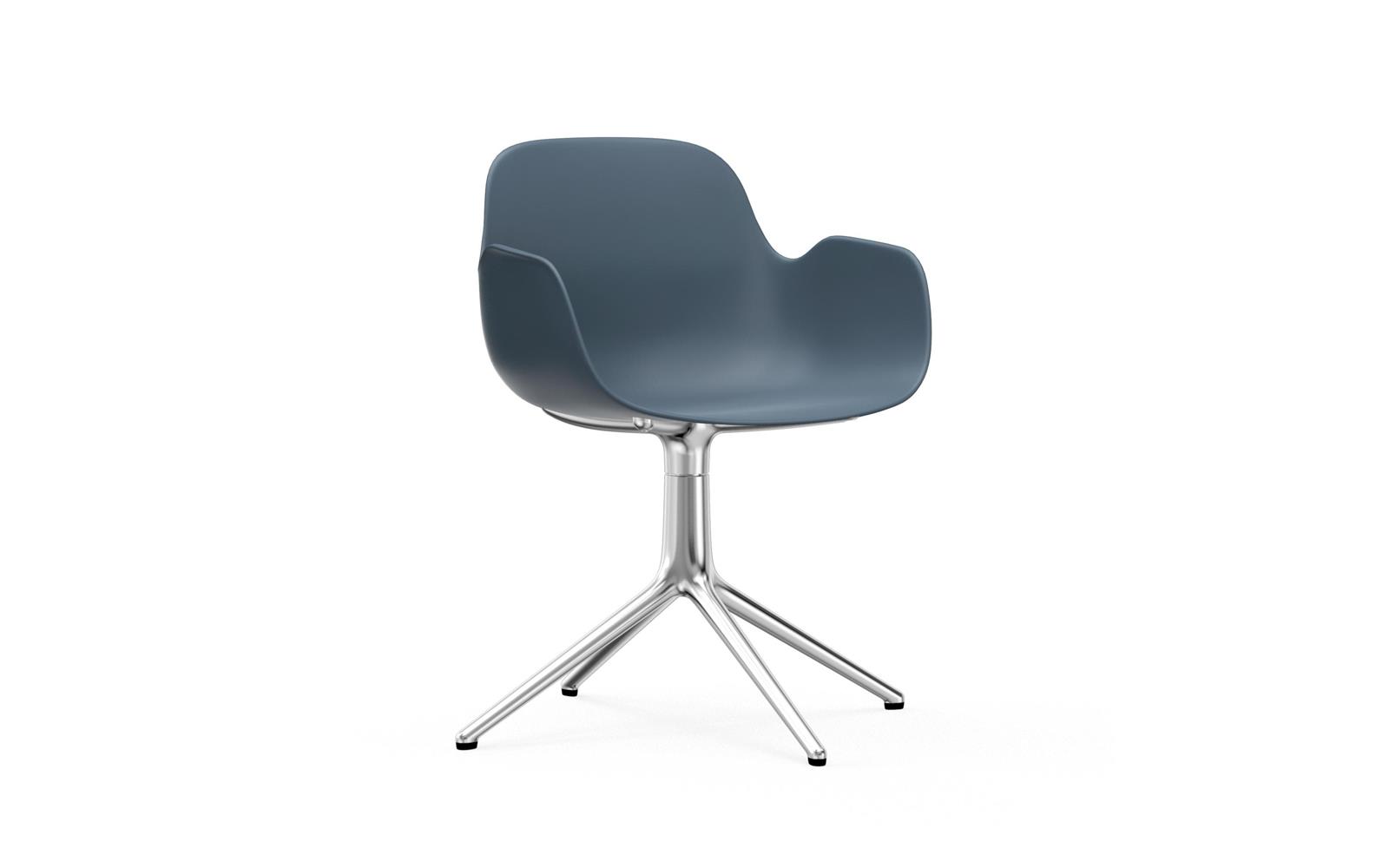 Form Armchair Swivel 4L Alu1