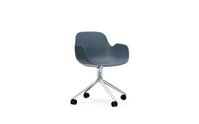 Form Armchair Swivel 4W Alu1