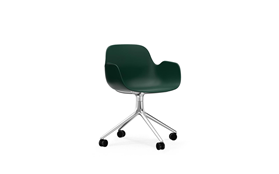 Form Armchair Swivel 4W Alu1