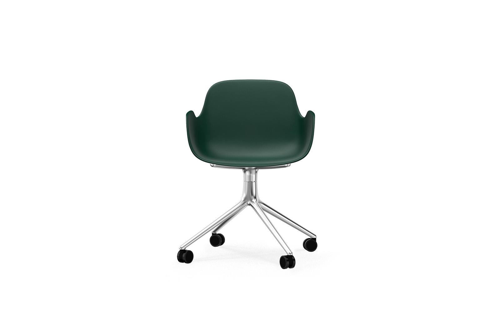 Form Armchair Swivel 4W Alu2
