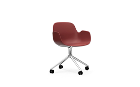 Form Armchair Swivel 4W Alu1
