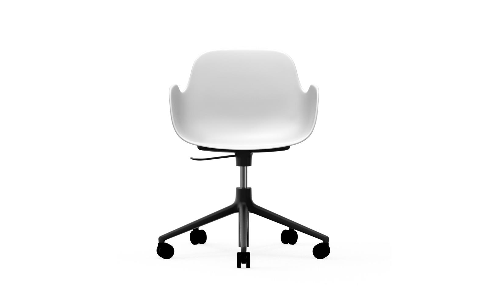 Form Armchair Swivel 5W Gaslift Black Alu2