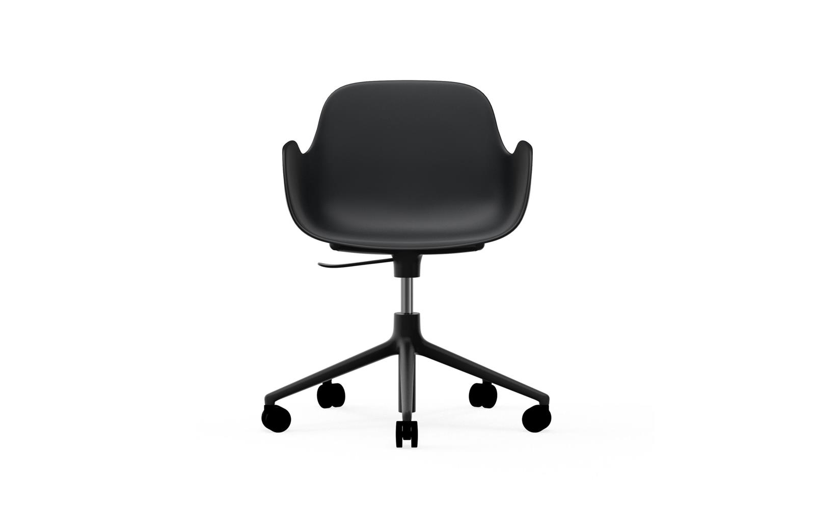 Form Armchair Swivel 5W Gaslift Black Alu2