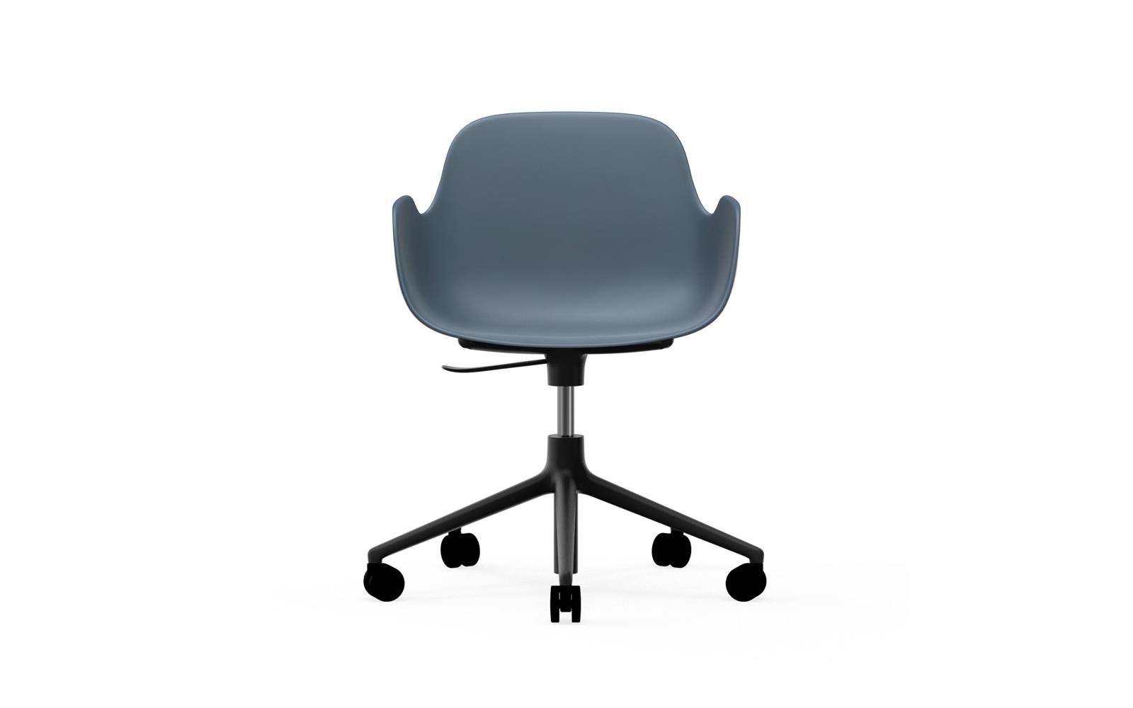 Form Armchair Swivel 5W Gaslift Black Alu2