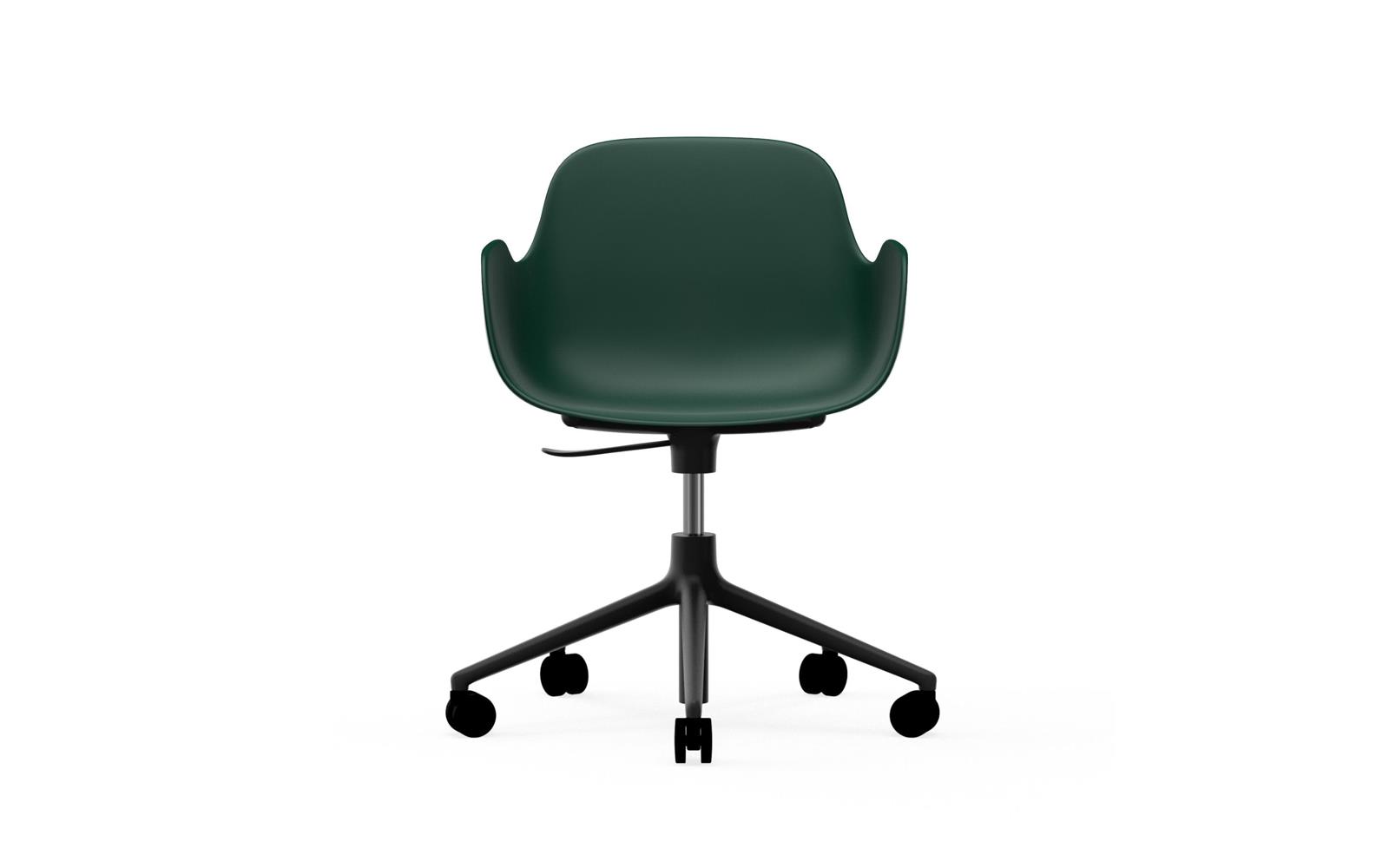 Form Armchair Swivel 5W Gaslift Black Alu2