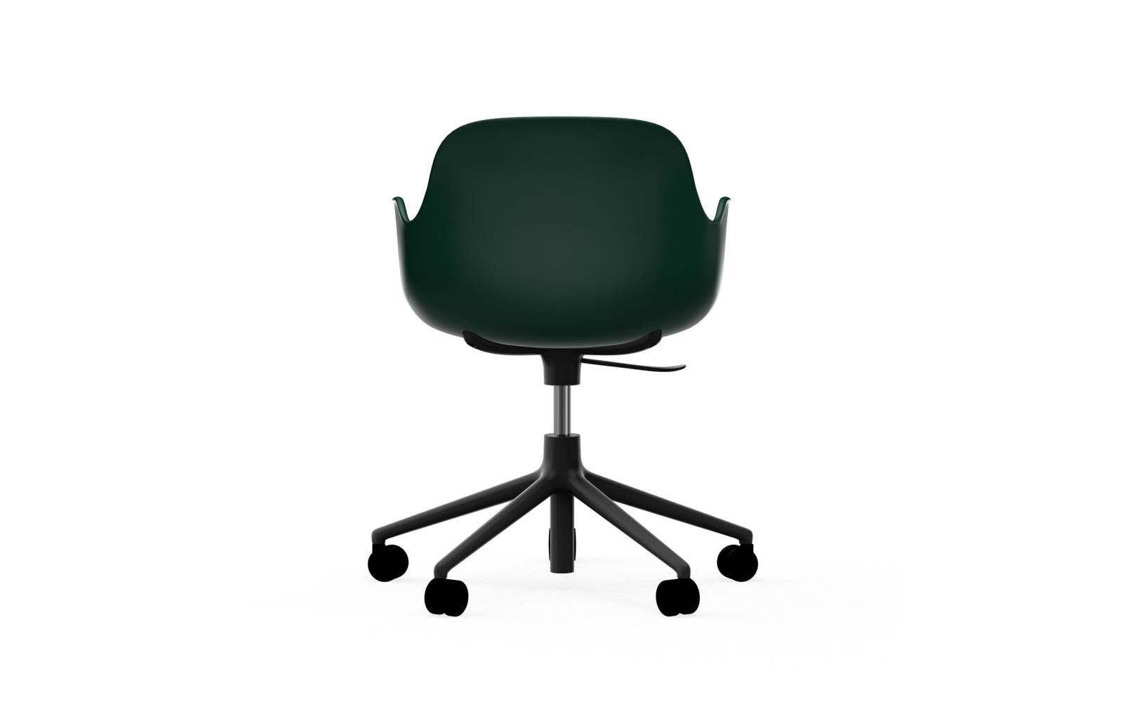 Form Armchair Swivel 5W Gaslift Black Alu4