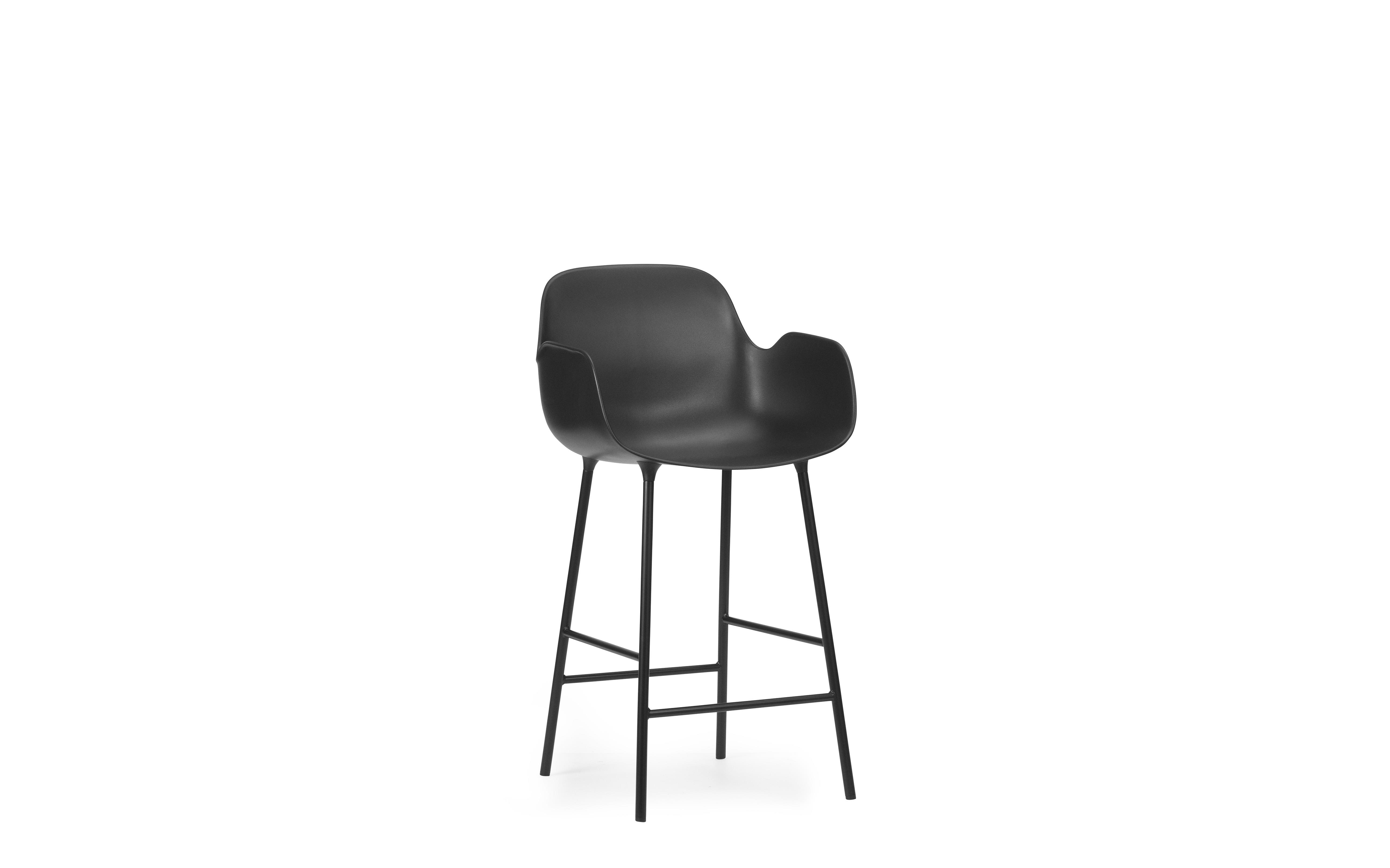 Form Bar Armchair 65 cm Steel1