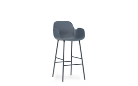 Form Bar Armchair 65 cm Steel1