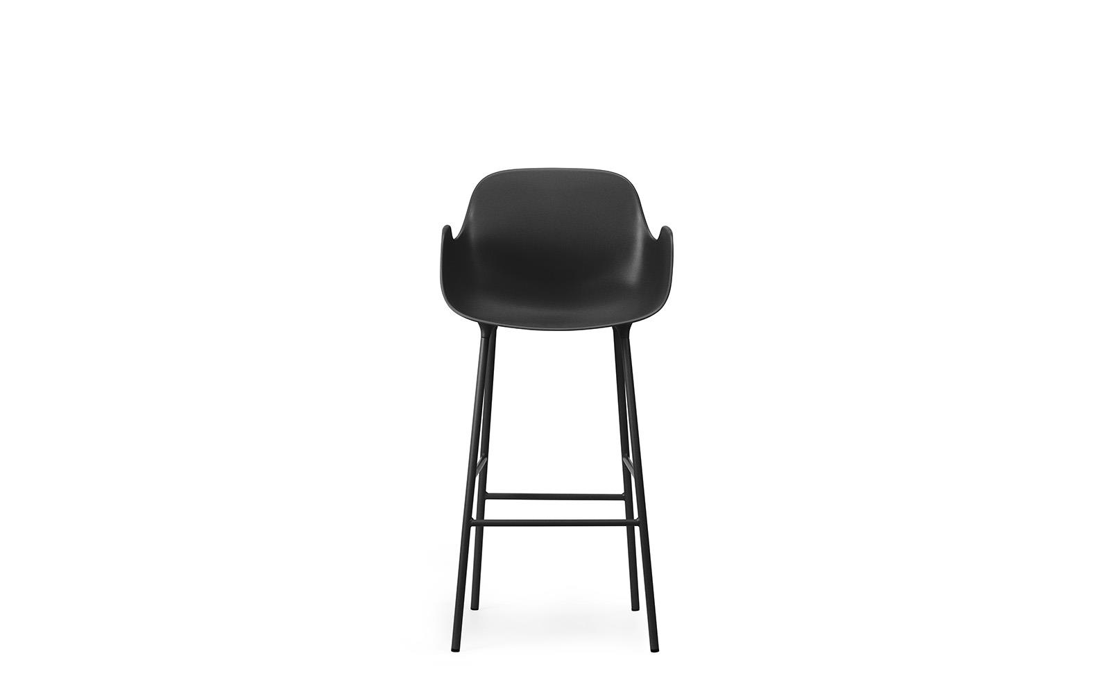 Form Bar Armchair 75 cm Steel2