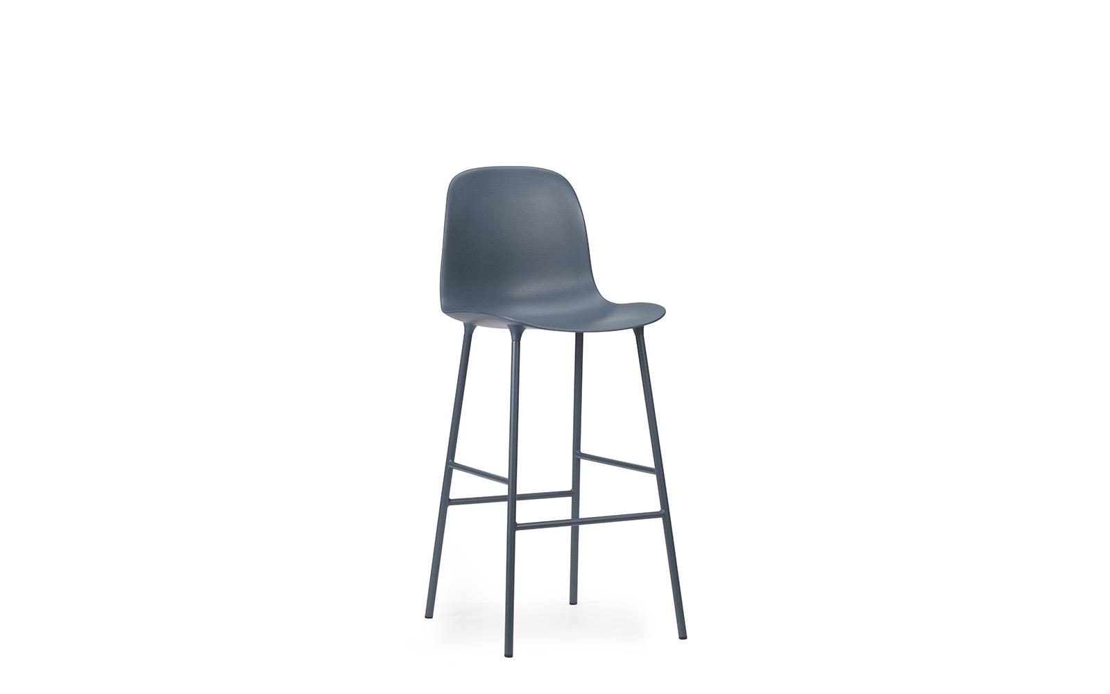 Form Bar Chair 75 cm Steel1