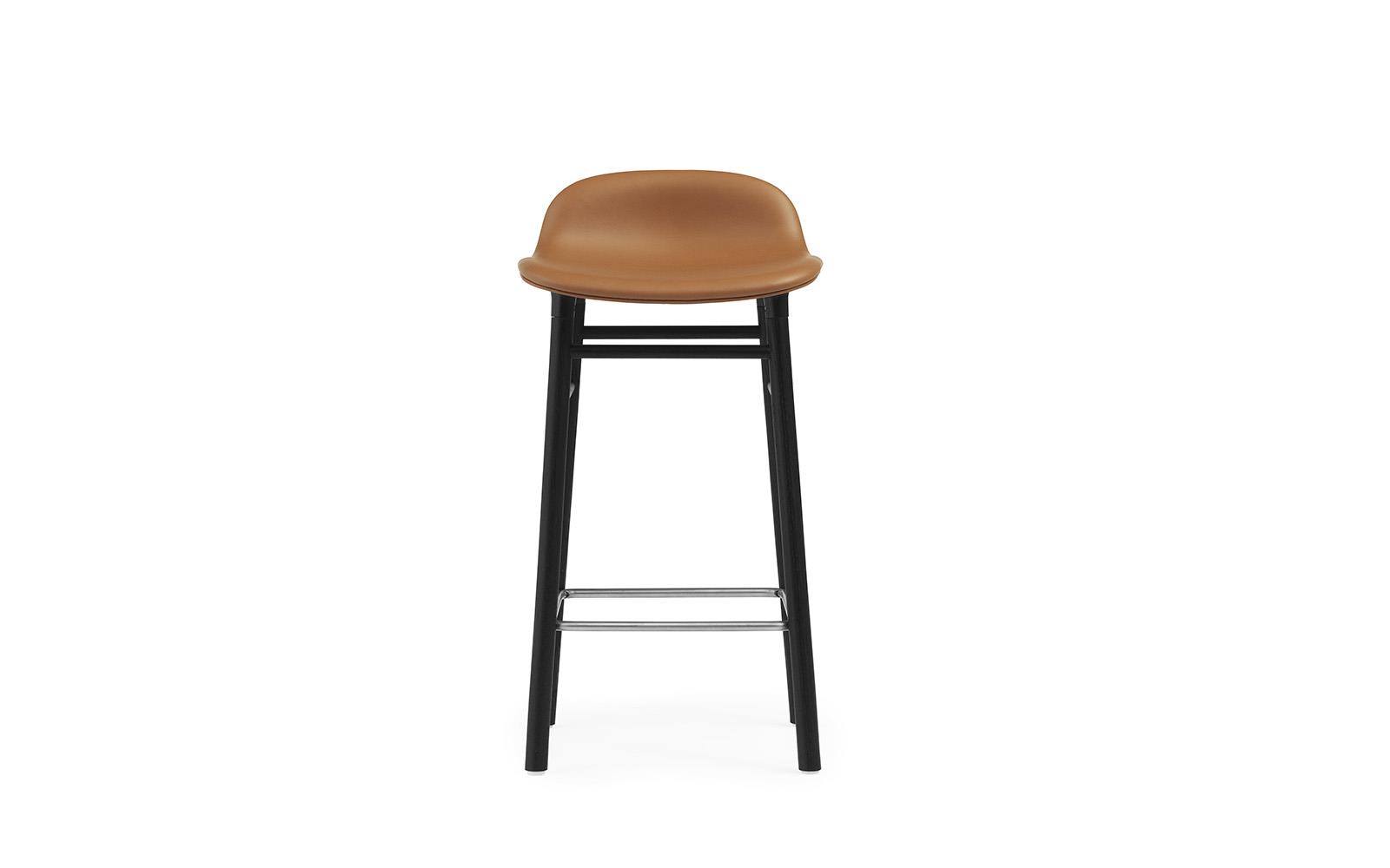 Form Barstool 65 cm Full Upholstery Black2