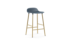 Form Barstool 65 cm Brass1