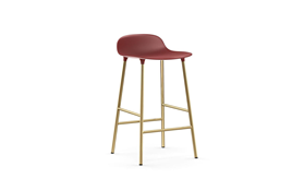 Form Barstool 65 cm Brass1