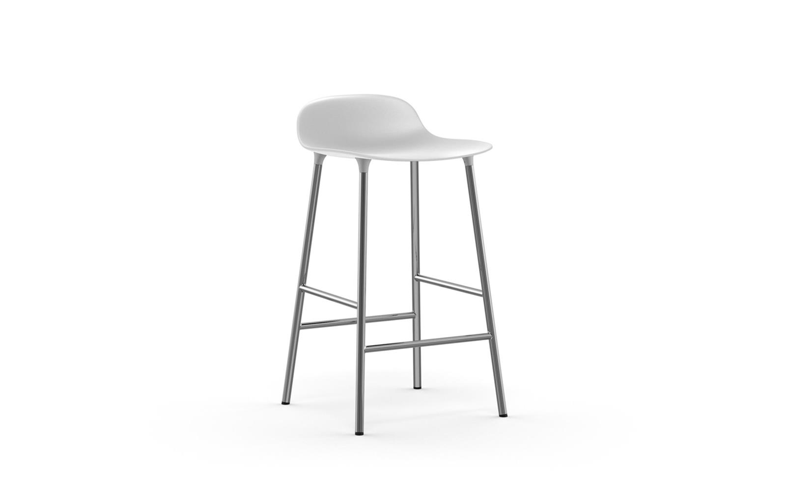 Form Barstool 65 cm Chrome1