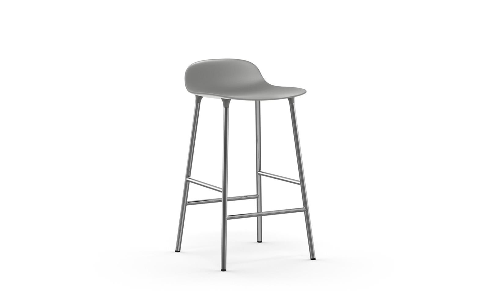 Form Barstool 65 cm Chrome1