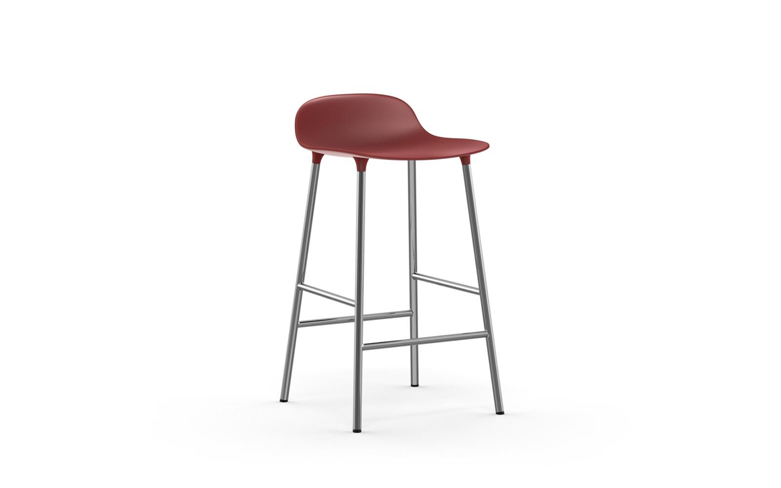 Form Barstool 65 cm Chrome1