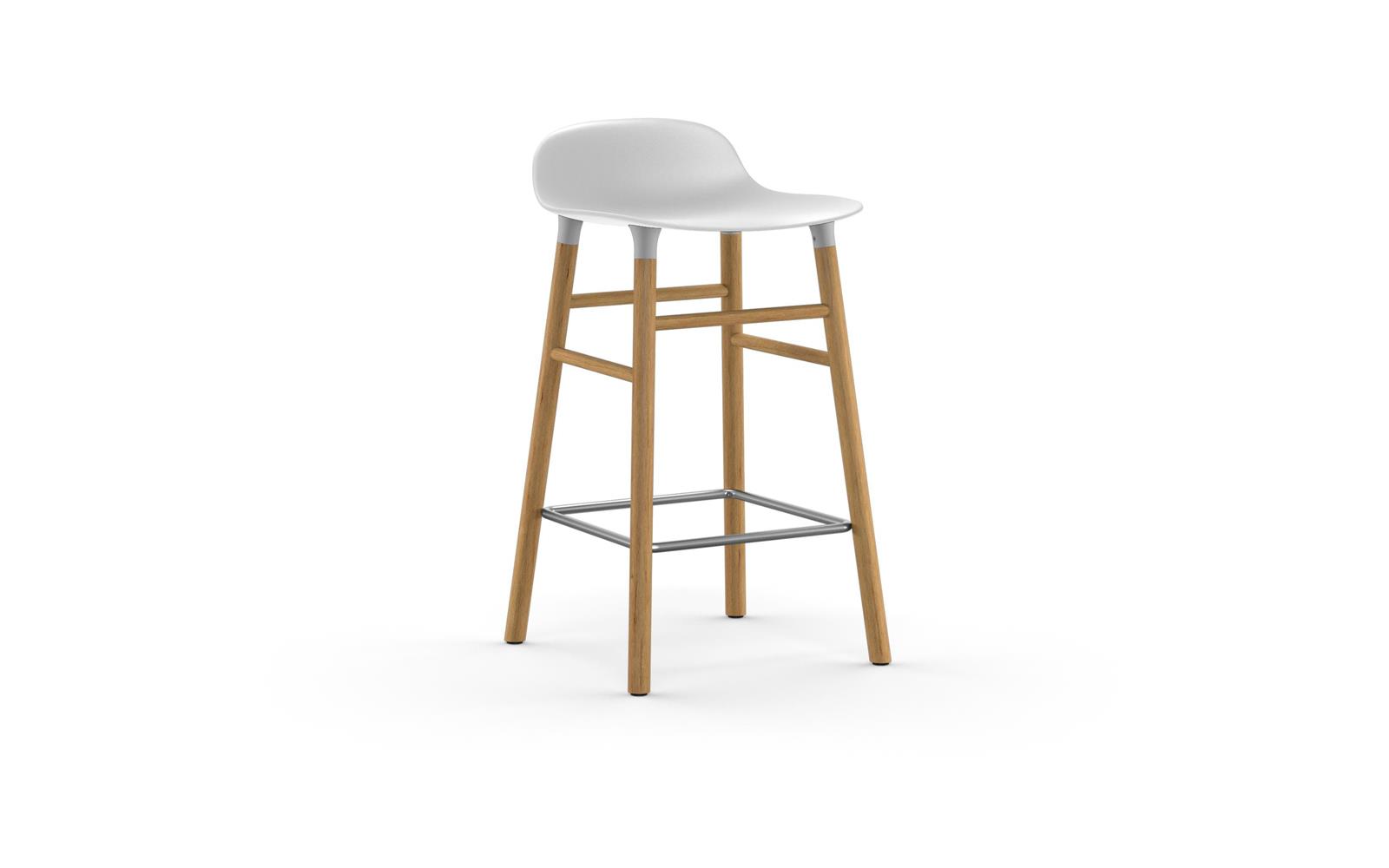 Form Barstool 65 cm Oak1