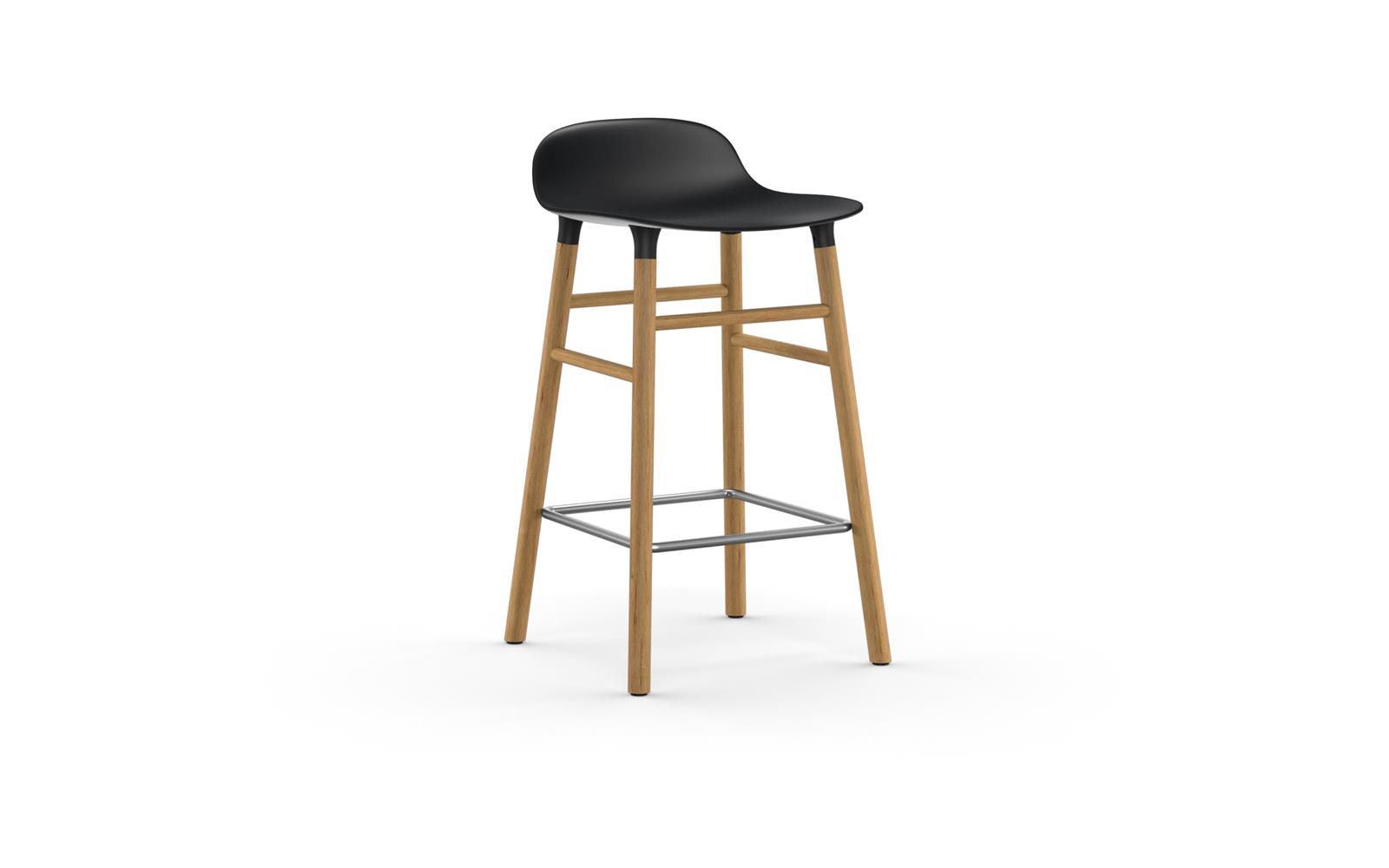Form Barstool 65 cm Oak1