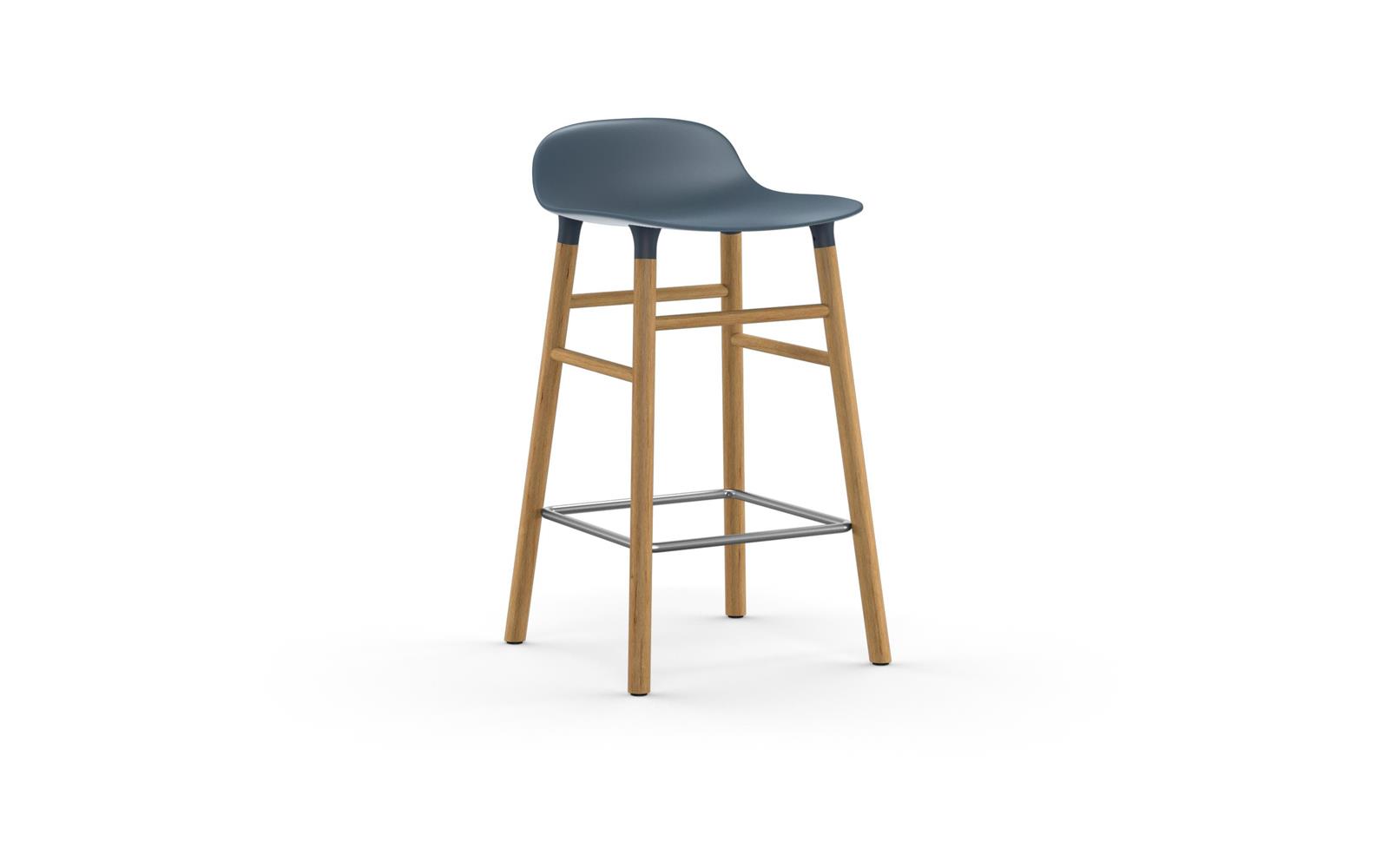 Form Barstool 65 cm Oak1