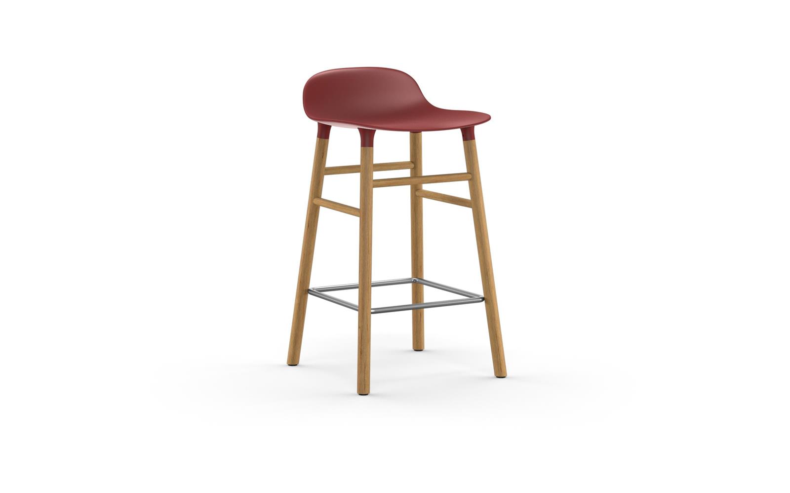 Form Barstool 65 cm Oak1