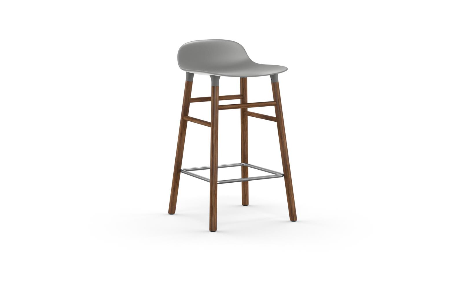 Form Barstool 65 cm Walnut1