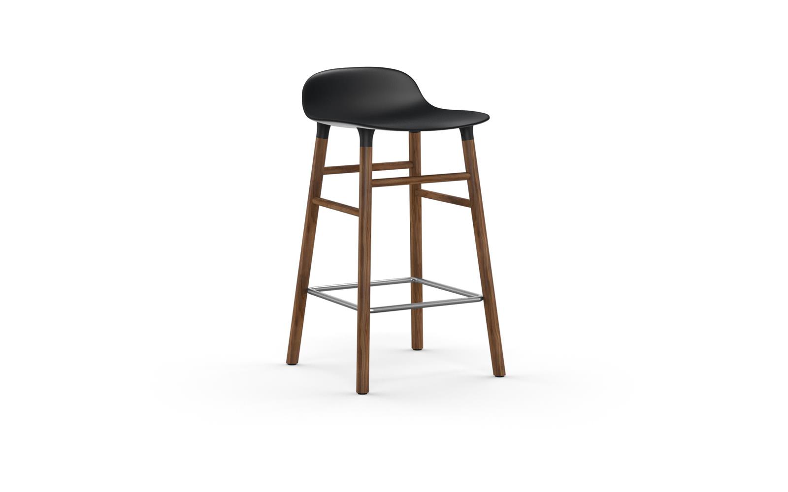 Form Barstool 65 cm Walnut1