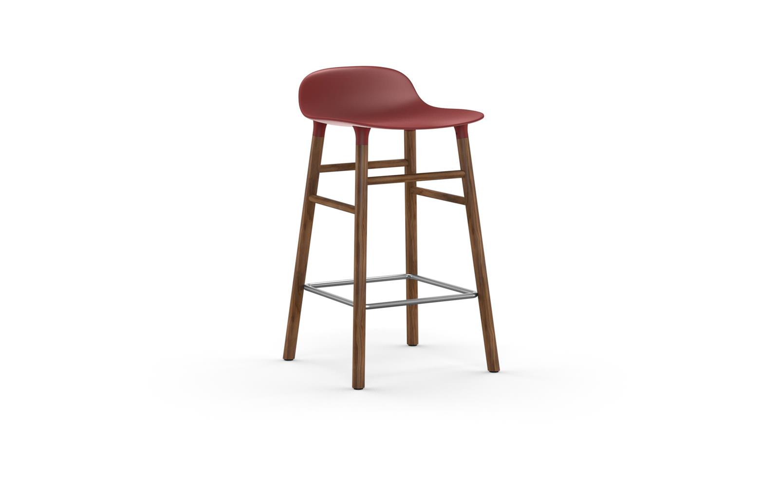 Form Barstool 65 cm Walnut1